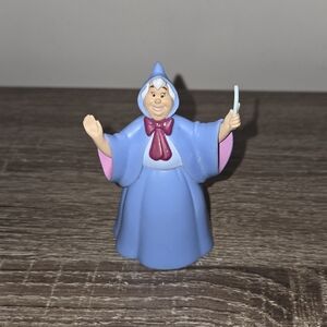 Disney Cinderella Fairy Godmother PVC Cake Topper Figure 3"